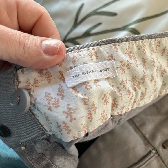 ANN TAYLOR LOFT Gray Riviera Chino Shorts Size Size‎ 4 | EUC - Picture 7 of 9